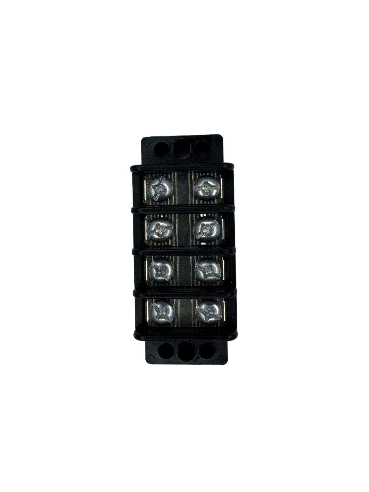 Terminal block with four poles meant to join two or more circuits together