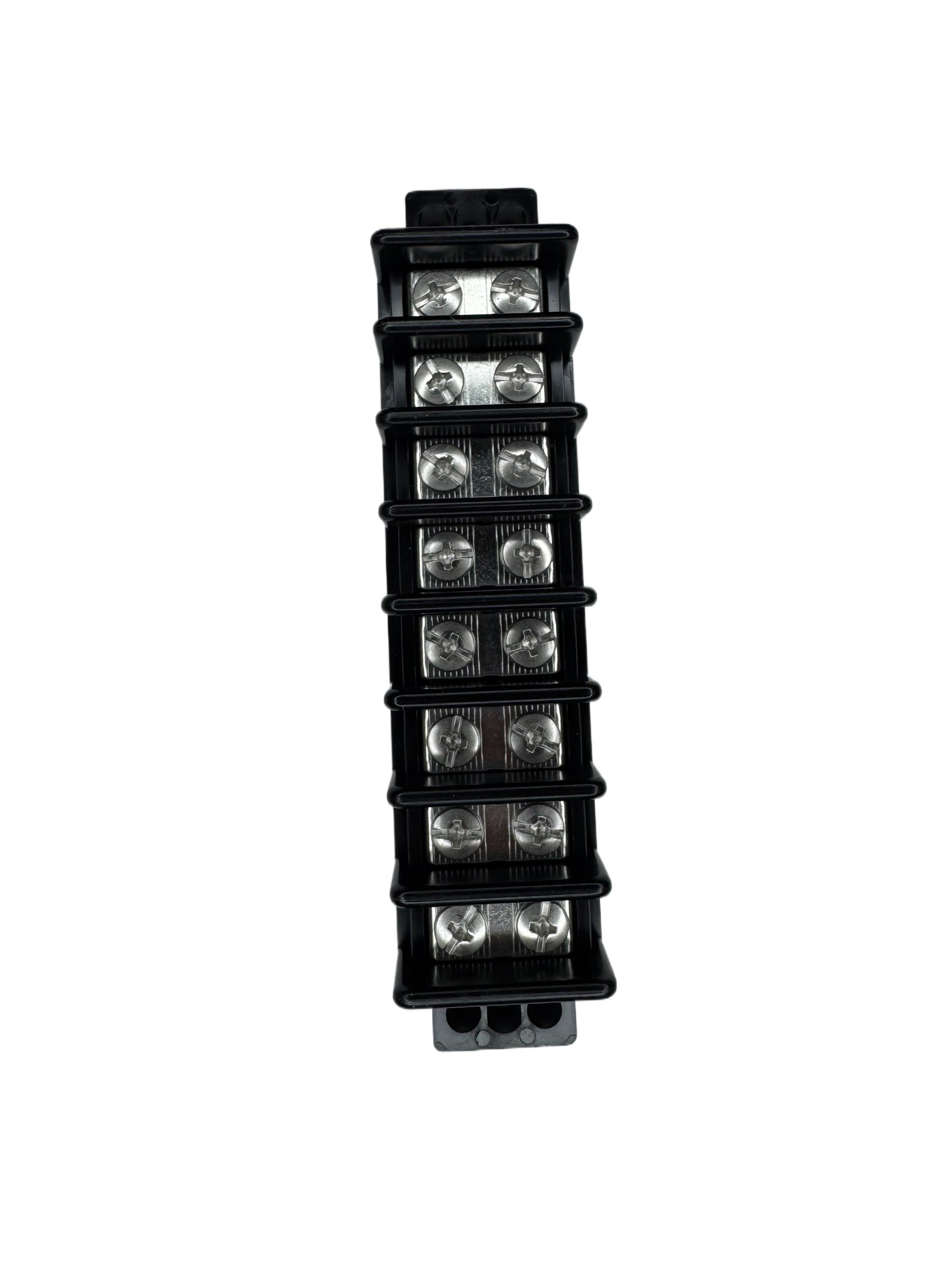 Terminal block with eight poles meant to join two or more circuits together