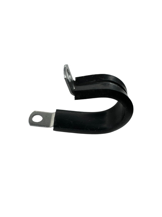 1" ID Aluminum Cable Clamp with Rubber Jacket