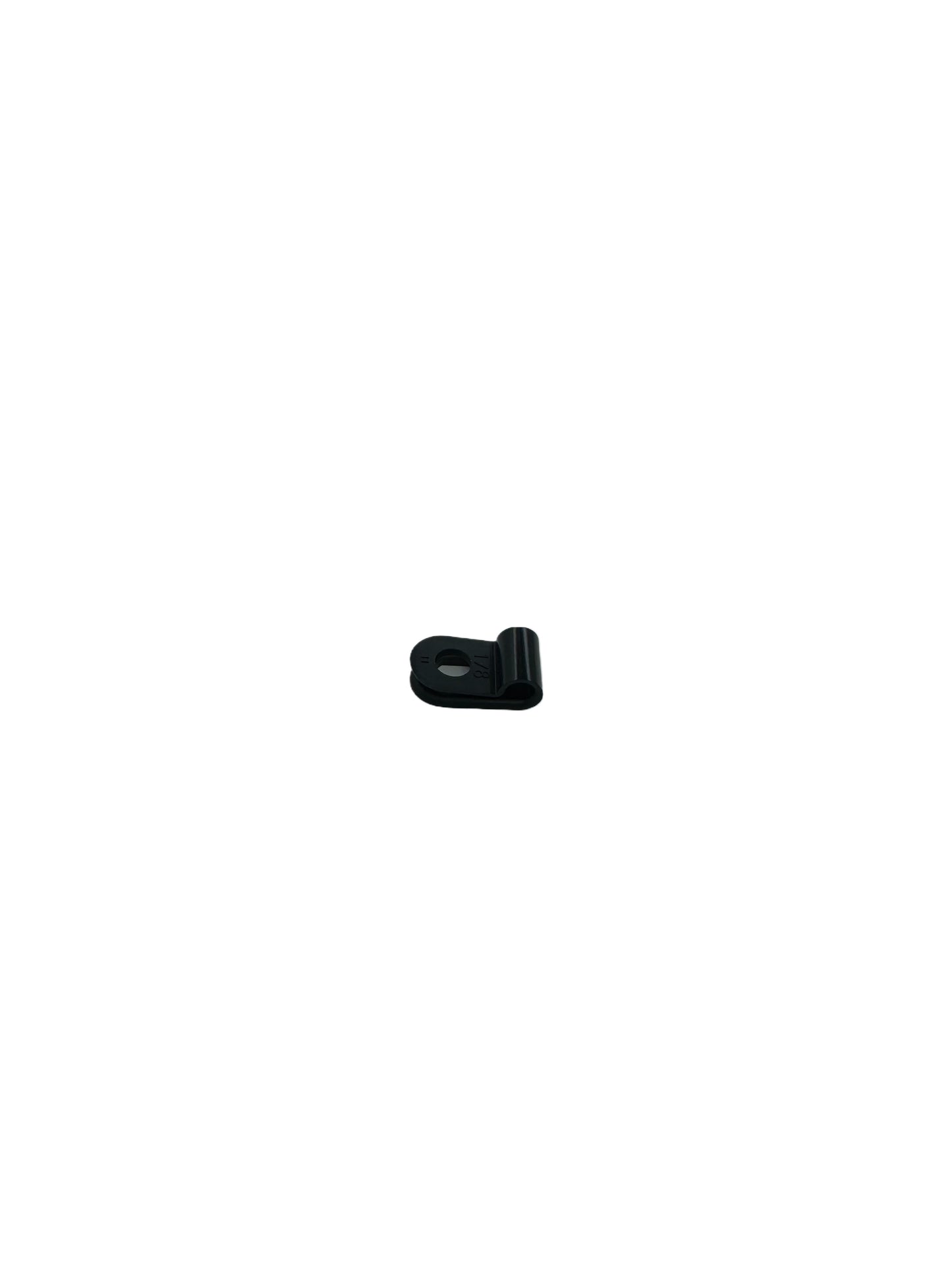 1/8" ID Nylon Cable Clamp Black