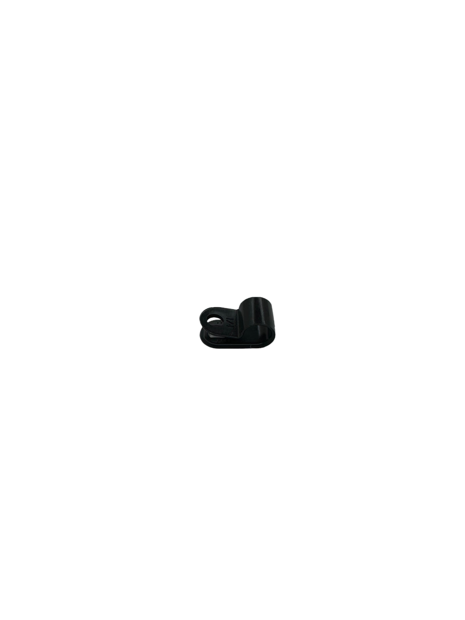 1/4" ID Nylon Cable Clamp Black