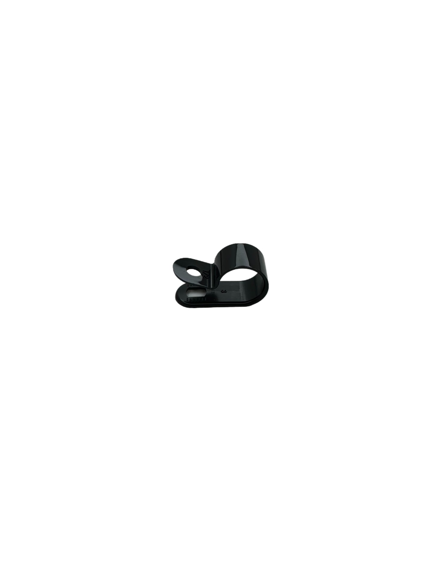 1/2" ID Nylon Cable Clamp Black