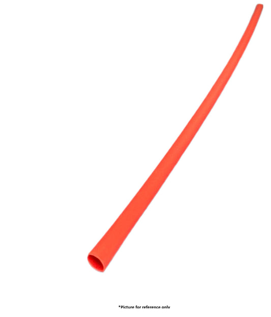 1/16" Single Wall Heat Shrink Red