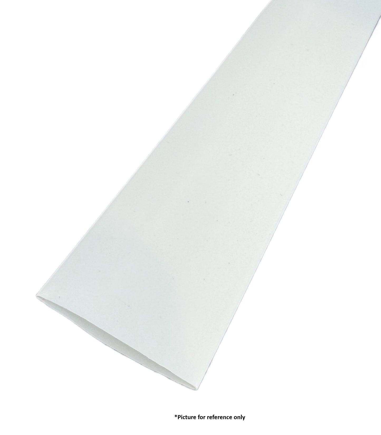 3/8" Single Wall Heat Shrink White