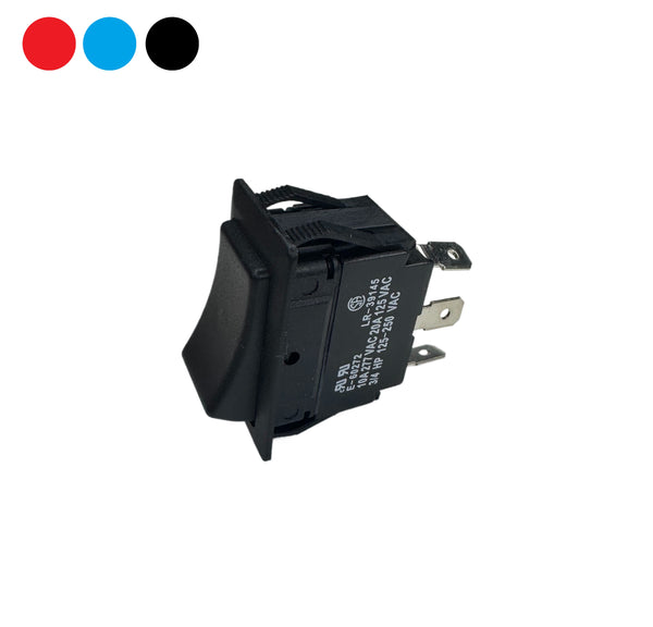On-Off-On SPDT Heavy Duty Rocker Switch with Blade Terminals - Durable ...