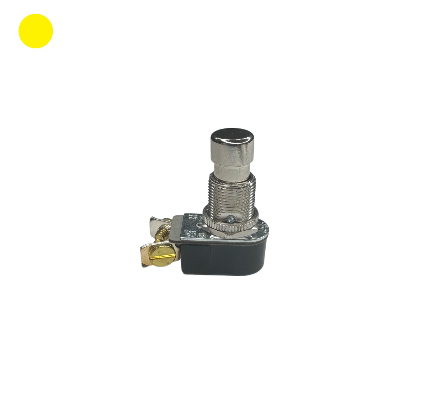 Heavy-Duty Momentary Push Button Switch with Screw Terminals – Designed for Durability in Industrial and Automotive Applications. Robust Construction Ensures Reliable Momentary On Functionality. Simple Panel Mount for Secure Installation and Effortless Wiring.