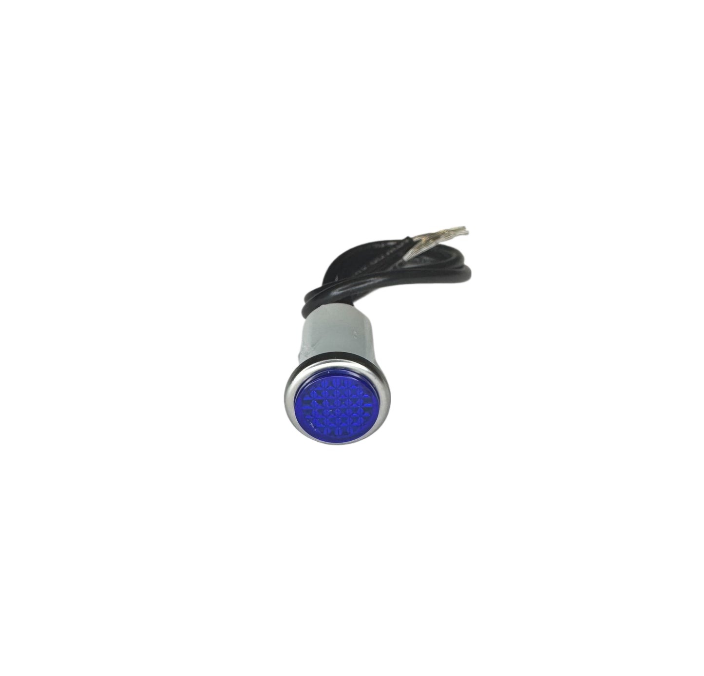 Blue Indicator Light 12-14V 0.5" Mount