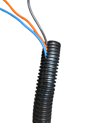 5/8" Split Loom Tubing Black - view 2