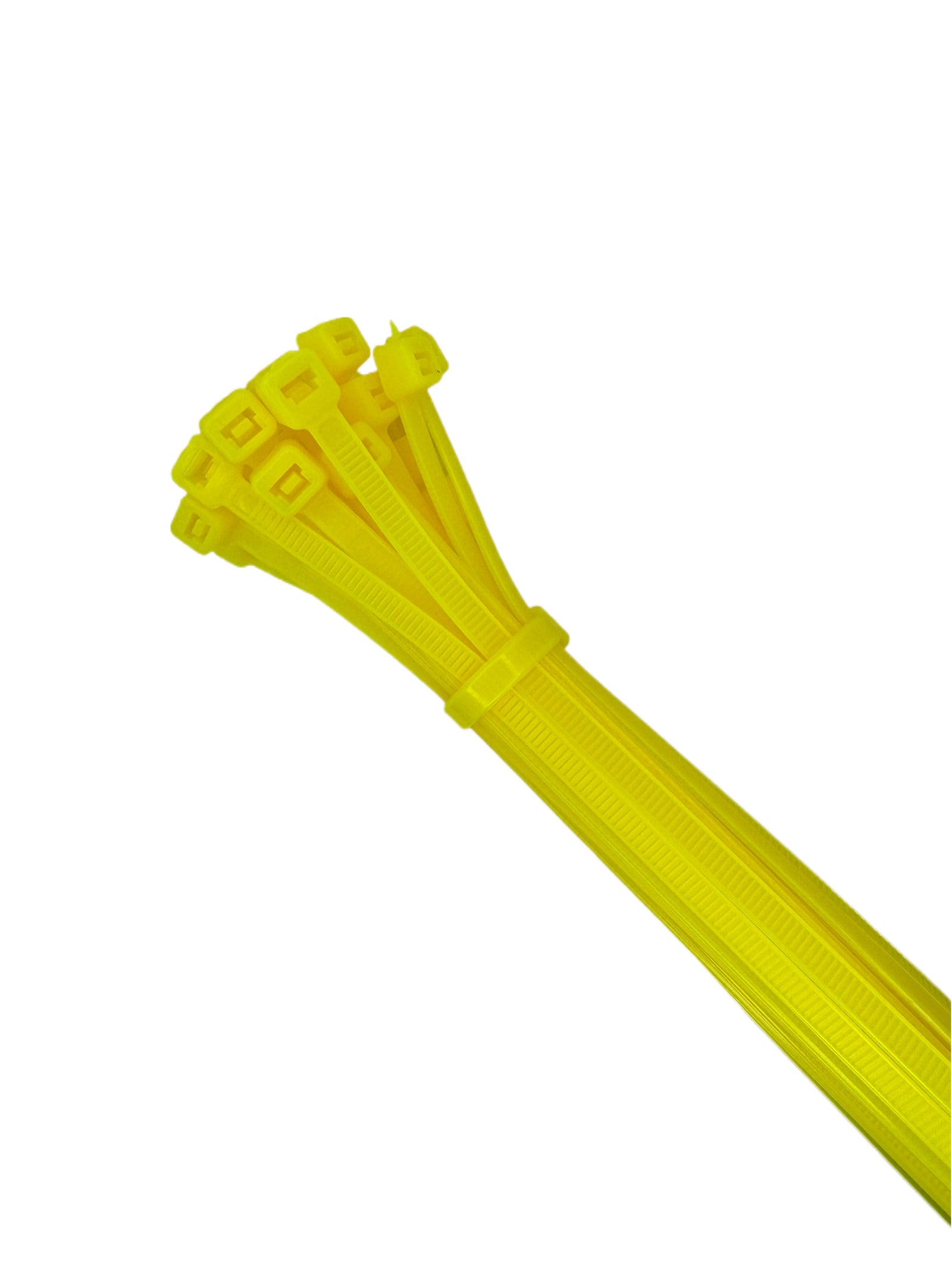 7.5" 50lbs Yellow Cable Tie - weather resistant, nylon