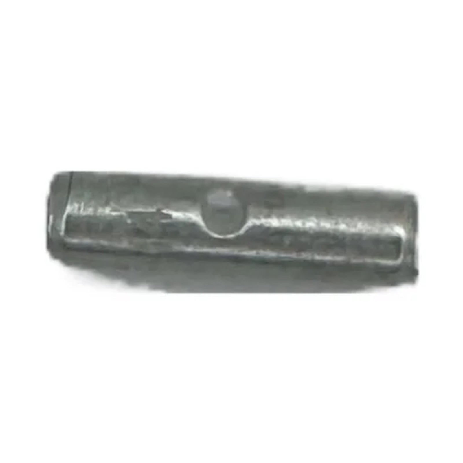 Non-insulated tin-plated copper butt connector for 16-14 AWG wire