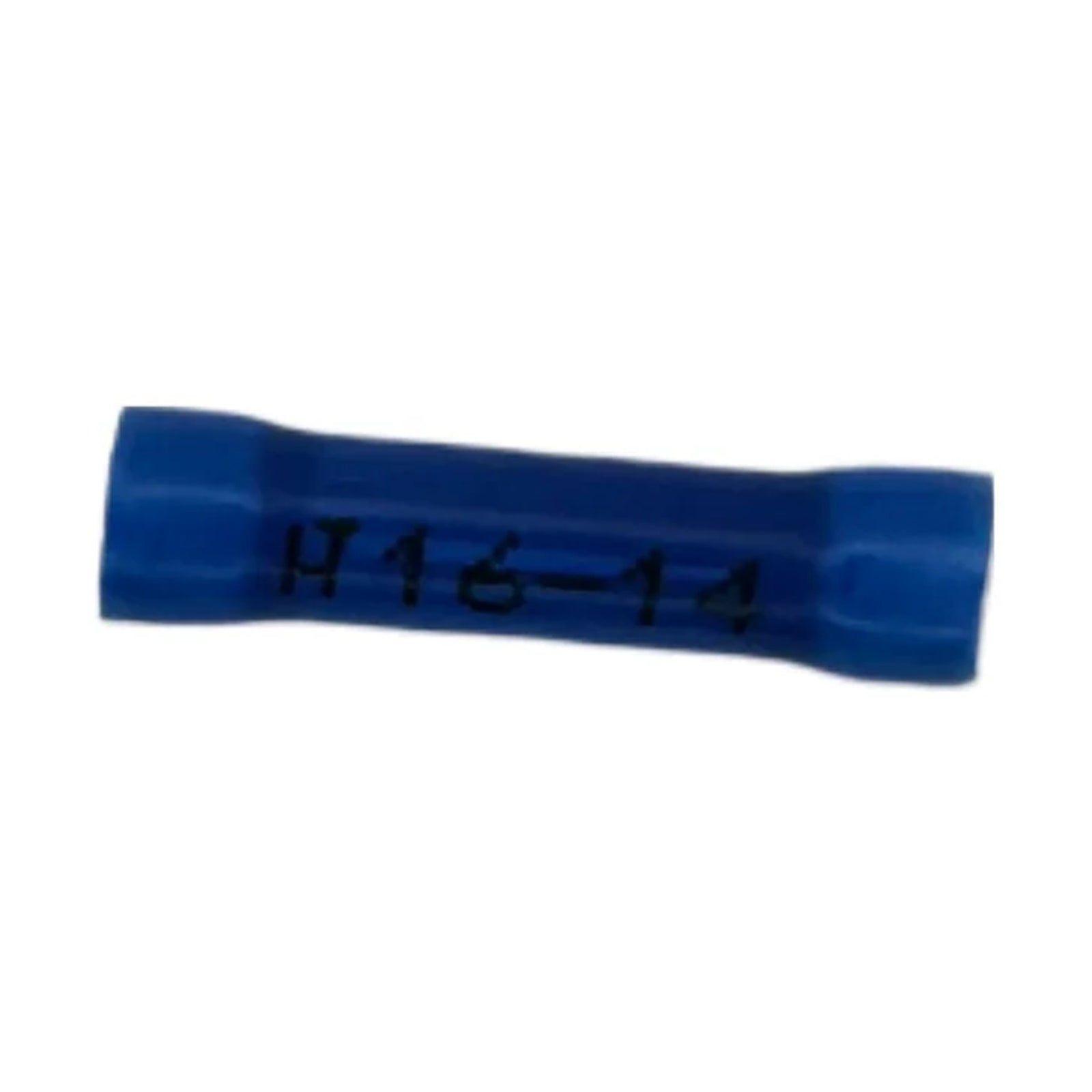 Vinyl insulated butt connector for 16-14 AWG wire