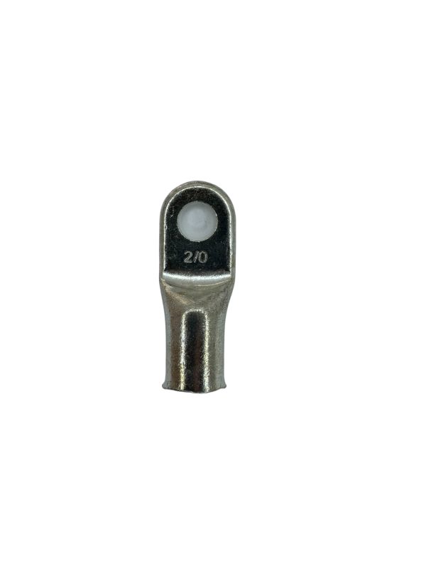 2/0GA Tin plated copper lug 3/8" stud