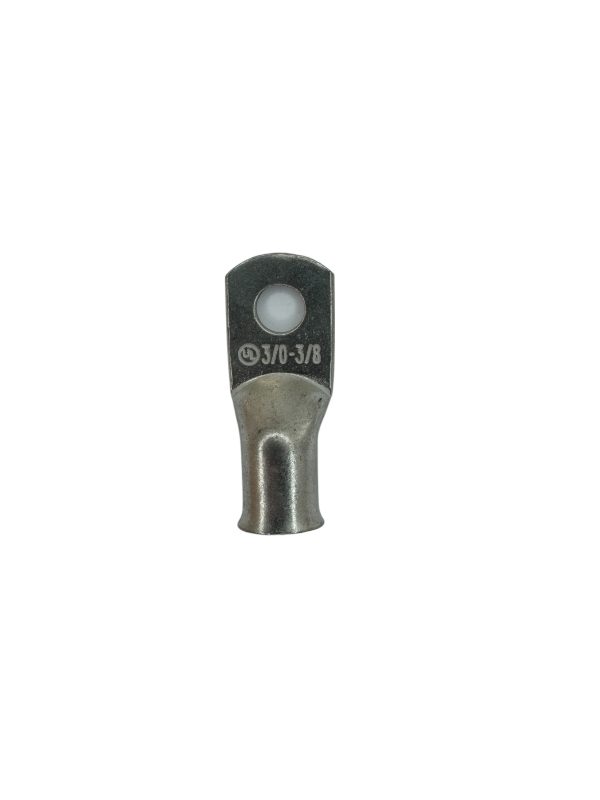 3/0GA Tin plated copper lug 3/8" stud