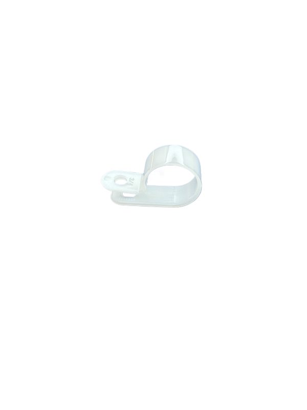 Nylon Cable Clamp 3/4" Diameter Natural