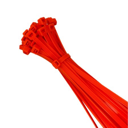 Fluorescent Orange Cable Tie/Zip Tie